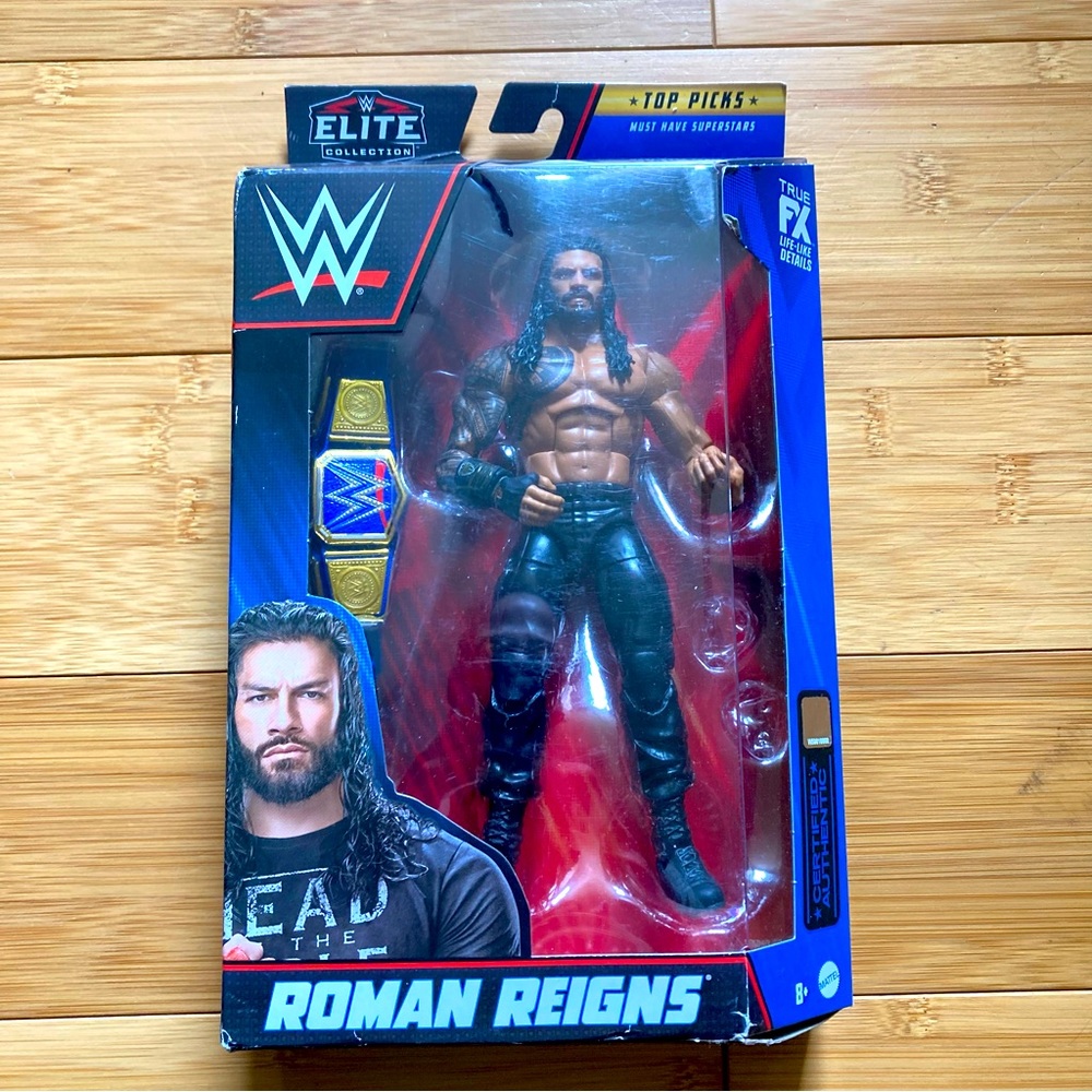 NEW ROMAN REIGNS WWE ELITE COLLECTION SUPERSTAR ACTION FIGURE MATTEL 2022 NIB